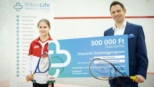 TritonLife Tehetségprogram: félmilliós támogatás a 11 éves egri sporttehetségnek