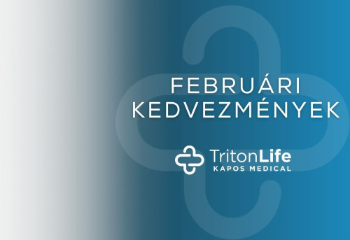 Februári kedvezmények a TritonLife Kapos Medical-nál